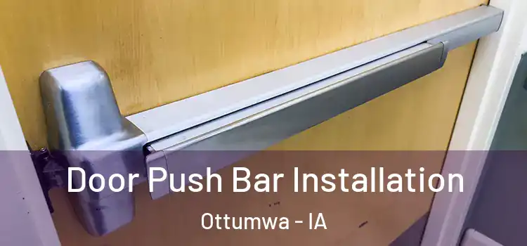Door Push Bar Installation Ottumwa - IA