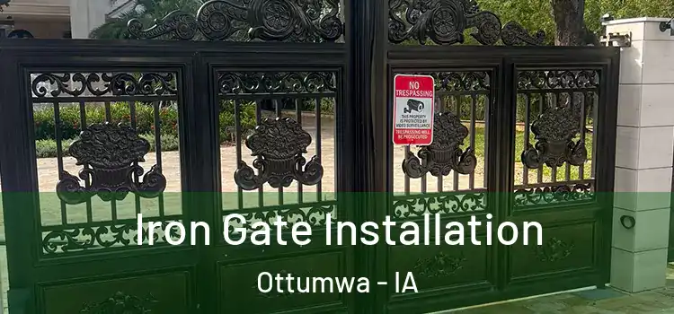 Iron Gate Installation Ottumwa - IA